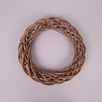 Венок из лозы коричневый 30 см. 39025
