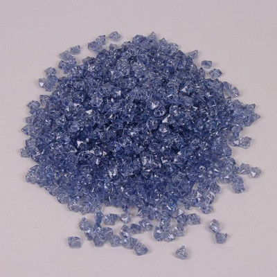 Камушки декоративные синие 1,5 х 1 см. (1000 шт.) 25926
