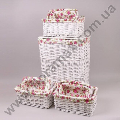 Комплект кошиків для білизни 10 шт. 5324