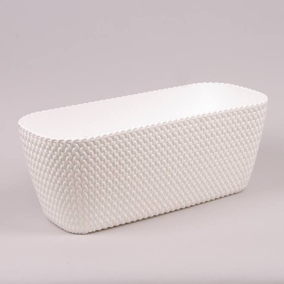 Балконний ящик Splofy Case білий 30см.