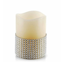 Свеча LED восковая IDALIA D-7,5 см. H-10 см. 30787