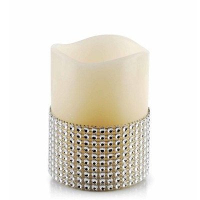 Свеча LED восковая IDALIA D-7,5 см. H-10 см. 30787