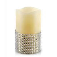 Свеча LED восковая IDALIA D-7,5 см. H-12,5 см. 30788