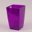 Горщик пластмасовий для орхідей Фінезія фіолетовий 12.5х12.5см.