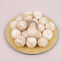 Сухоцвіт Кульки Sola Slice Circle Ball D-6 см (20 шт. в упаковці) 69842
