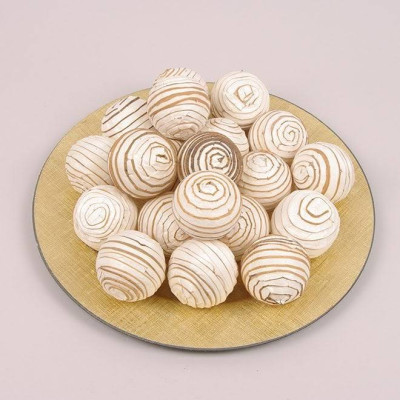 Сухоцвіт Кульки Sola Slice Circle Ball D-6 см (20 шт. в упаковці) 69842