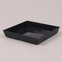 Подставка пластмассовая Lofly Saucer Square антрацитовая 18х18см.