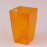 Горщик пластмасовий для орхідей Фінезія оранжевий 12.5х12.5см.