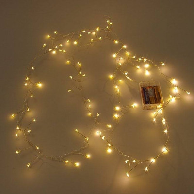 Подсветка LED теплый свет 100 светодиодов 2.2 м. 44423
