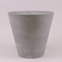 Горшок пластмассовый Tubus Beton Effect бетон 30см.