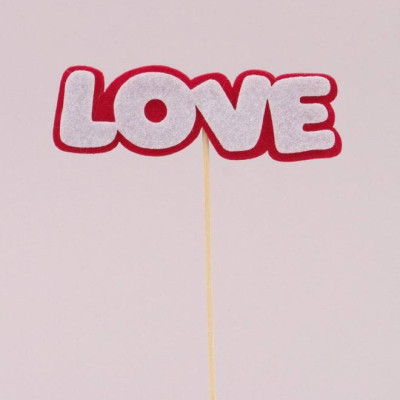 Топпер з фетру "Love" 22497