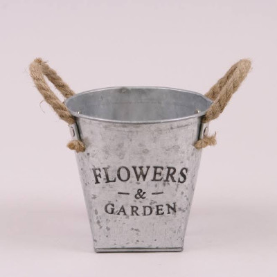 Кашпо металеве Flowers & Garden 37865