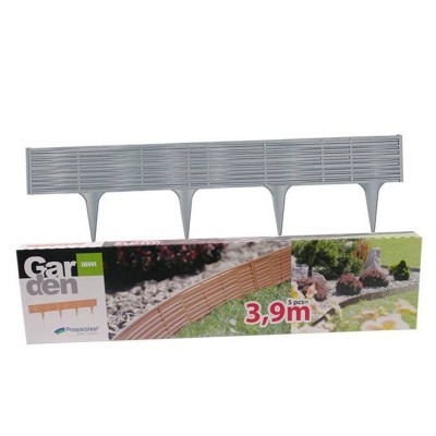 Бордюр садовый Garden Border серый 3.9м.