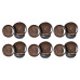 Набор посуды BLACK JEANS CHOCO 18 предметов 45228