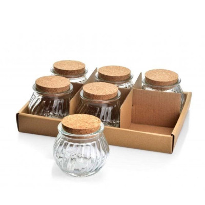 Комплект стеклянных банок BASIC KITCHEN 6 шт. 35488