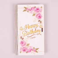Конверт дерев'яний "Happy Birthday" 33184