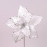 Цветок новогодний Пуансетия белый 75958