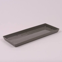 Подставка пластмассовая Lofly Saucer Case серая 33.5х12.5см.