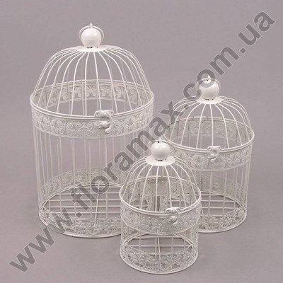 Декорация металлическая Клетка 3 шт. 23998