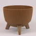 Горшок пластмассовый Misa Roma JUMPER ECO WOOD натуральное дерево 47см.