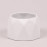 Горшок керамический для суккулентов №1 крошка белый 0.35л.