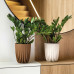 Горшок пластмассовый Mira ECO WOOD песочный 30см.