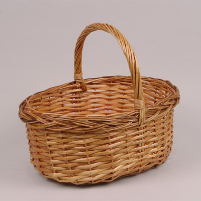 Корзина из лозы коричневая 45736