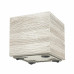 Горшок пластмассовый на роликах Madera Square ECO белый 29х29см.