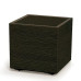 Горщик пластмасовий на роликах Madera Square ECO кава 29х29см.