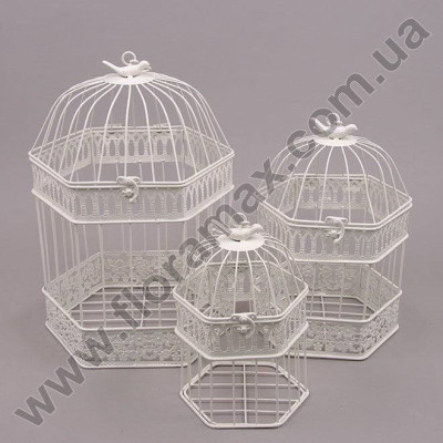 Декорація металева Клітка 3 шт. 23992