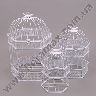 Декорація металева Клітка 3 шт. 23993