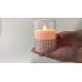 Свеча LED в стекле SALMA D-7,5 см. H-10 см. 30784