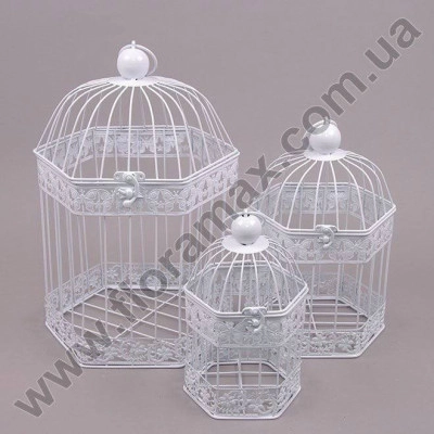 Декорация металлическая Клетка 3 шт. 23995