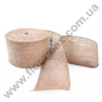 Стрічка з мішковини 10 см.х 25 м . 5371