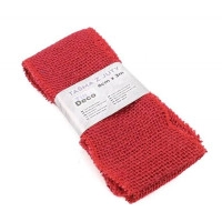 Лента из мешковины красная 6 см. х 3 м . 5389