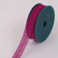 Стрічка фуксія 2,5 см. х 10 м. 27022