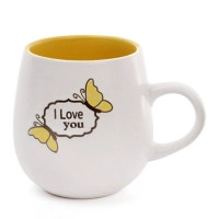 Чашка керамическая I Love You 0,5 л. 31423