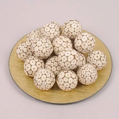 Сухоцвет Шарики Log ball D-6 см (20 шт. в упаковке) 69841