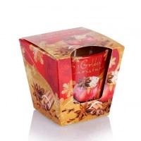 Свічка ароматична "Golden Christmas" (з корицею і спеціями) 28704