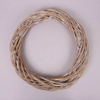 Венок из лозы коричневый 40 см. 39033