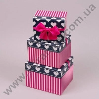 Комплект коробок для подарков 3 шт. 40908