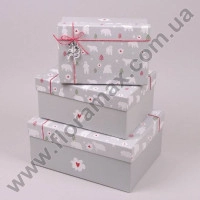 Комплект коробок для подарков 3 шт. 40724