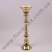 Подсвечник металлический золотой H-57 см. 40875