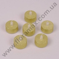 Комплект золотих свічок LED (6 шт.) 40780