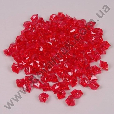 Камушки декоративные красные 2,5 х 2 см. (150 шт.) 25914