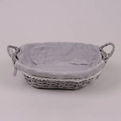 Корзина для печенья серая 37195