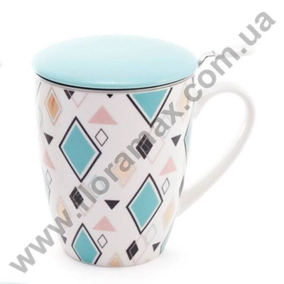 Заварник фарфоровый "Геометрия" 0,35 л. 31555