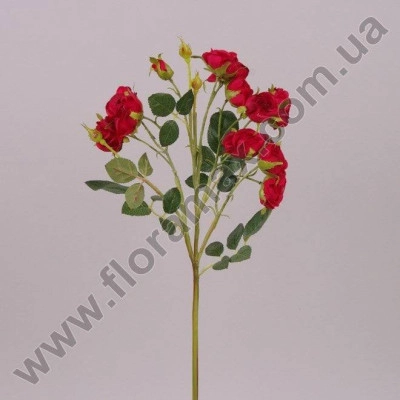 Ветка Розы мини красная 71347