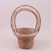 Комплект кошиків з лози оранжевий 3 шт. 37199