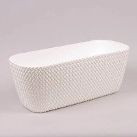 Балконний ящик Splofy Case білий 30см.